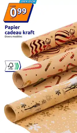 Action Kraft - papier cadeau offre