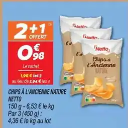 Netto Netto - chips à l'ancienne nature offre