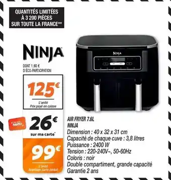 Netto Netto - air fryer 7.6l offre