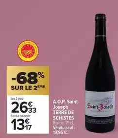 Carrefour A.o.p. saint- joseph offre