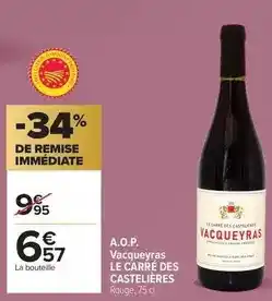 Carrefour A.o.p. vacqueyras offre