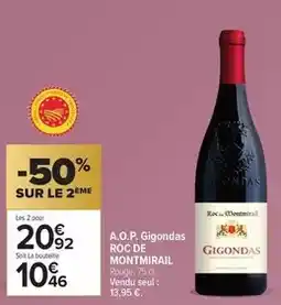 Carrefour A.o.p. gigondas offre