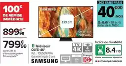 Carrefour Samsung - téléviseur qled 4k offre