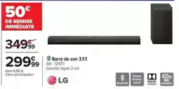 Carrefour Lg - barre de son offre