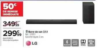 Carrefour Lg - barre de son offre