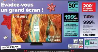 Carrefour Samsung - téléviseur oled 4k offre