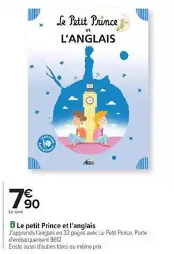 Carrefour Prince - le petit et l'anglais offre