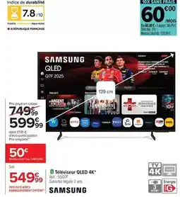 Carrefour Samsung - téléviseur oled 4k offre