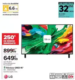 Carrefour Lg - téléviseur qned 4k offre