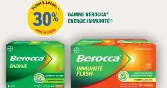 E.Leclerc Parapharmacie Gamme berocca énergie immunite offre