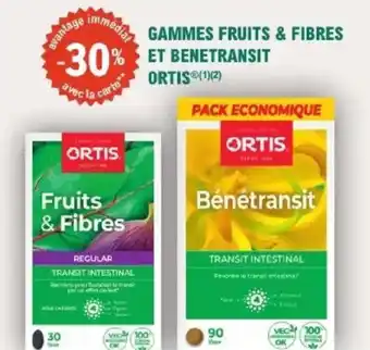 E.Leclerc Parapharmacie Gammes fruits & fibres et benetransit ortis offre