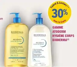 E.Leclerc Parapharmacie Gamme atoderm hygiène corps bioderma offre