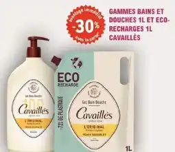 E.Leclerc Parapharmacie Gammes bains et douches et eco recharges cavaillés offre
