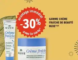 E.Leclerc Parapharmacie Gamme crème fraîche de beauté nuxe offre