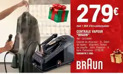 E.Leclerc CENTRALE VAPEUR BRAUN offre