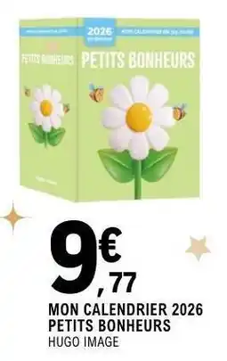 E.Leclerc MON CALENDRIER 2026 PETITS BONHEURS offre