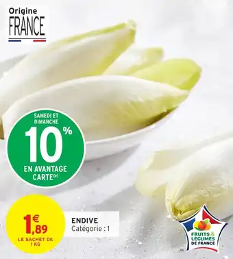 Intermarché Endive offre