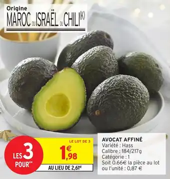 Intermarché Avocat affiné offre