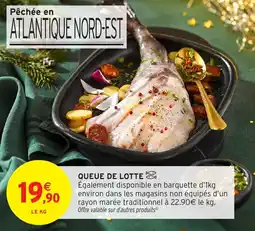 Intermarché Queue de lotte offre