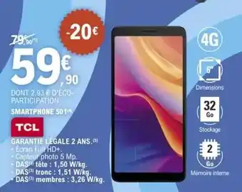 E.Leclerc Tcl - smartphone tcl offre