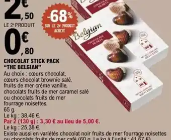 E.Leclerc Chocolat stick pack offre