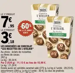 E.Leclerc Nestlé - les bouchées au chocolat offre