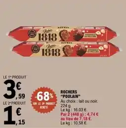 E.Leclerc Poulain - rochers offre