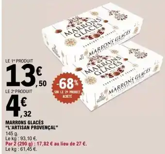 E.Leclerc Marrons glacés offre