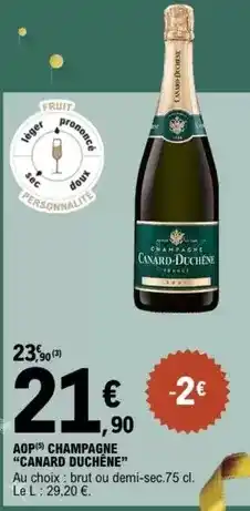 E.Leclerc Canard-duchene - aop champagne offre