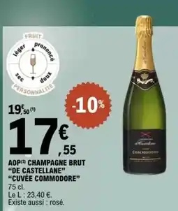 E.Leclerc Brut - aop champagne de castellane offre