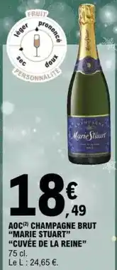 E.Leclerc Marie - aoc champagne brut manie offre