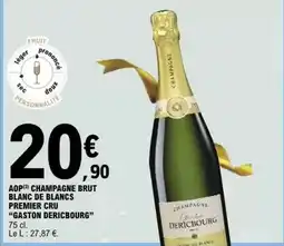 E.Leclerc Brut - aop champagne blanc de blancs premier cru offre