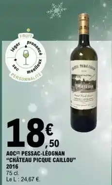 E.Leclerc Aoc pessac-leognan offre