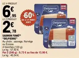 E.Leclerc Delpierre - saumon fumé offre
