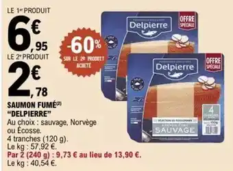 E.Leclerc Delpierre - saumon fumé offre
