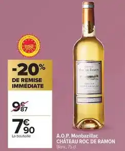 Carrefour A.o.p. monbazillac offre
