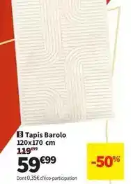 Conforama Tapis barolo offre