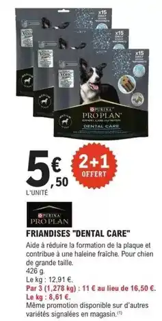 E.Leclerc Brico Purina - friandises dental care offre