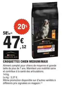 E.Leclerc Brico Purina - croquettes chien medium/maxi offre
