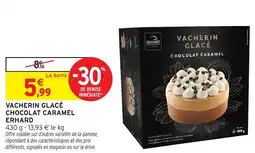 Intermarché Vacherin glacé chocolat caramel erhard offre