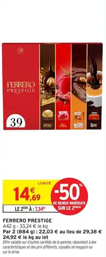 Intermarché Ferrero prestige offre