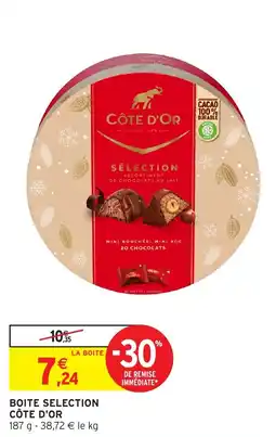 Intermarché Boite selection côte d'or offre