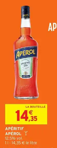 Intermarché Apéritif apérol offre