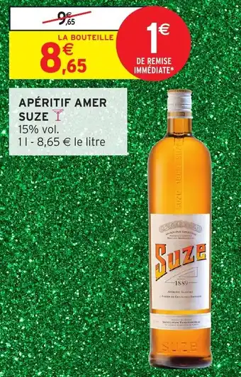 Intermarché Apéritif amer suze offre