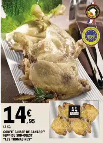 E.Leclerc Canard - comfit cuisse de offre