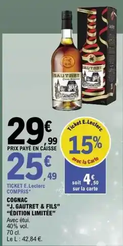 E.Leclerc E.leclerc - cognac offre