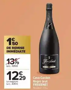 Carrefour Magnum - cava cordon negro brut offre