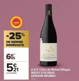 Carrefour A.o.p. côtes-du-rhône-villages offre