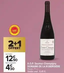 Carrefour A.o.p. saumur-champigny offre
