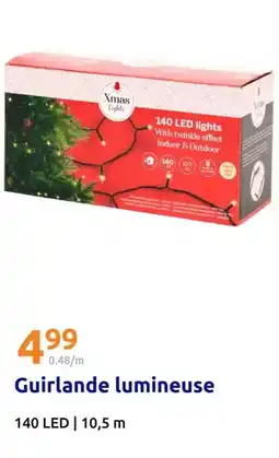 Action Guirlande lumineuse offre